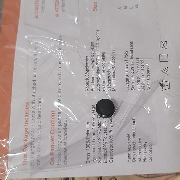 NWT Dark Forest Maiden Costume Purple/Gold Adult Large - Picture 5 of 10